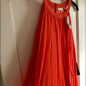 Orange Sleeveless Dress